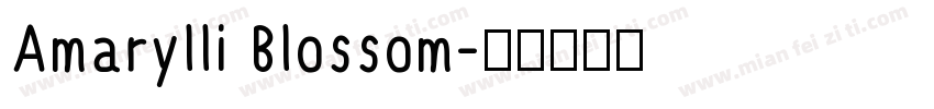 Amarylli Blossom字体转换